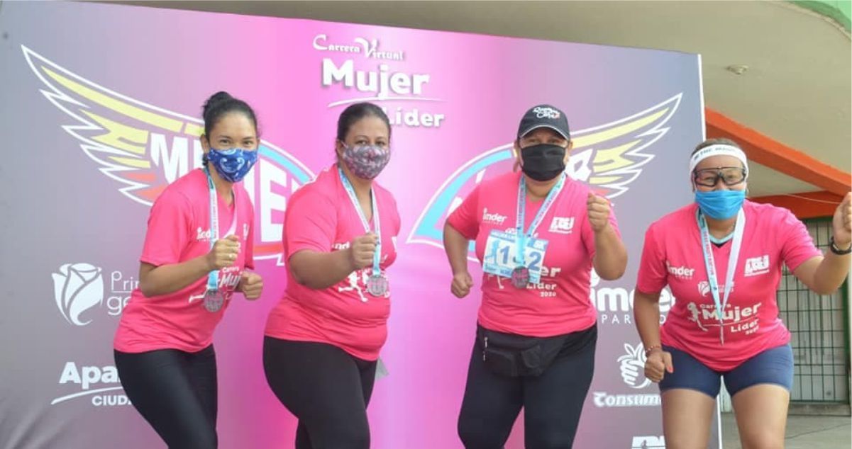 Más de 500 participantes en la carrera virtual Mujer Líder