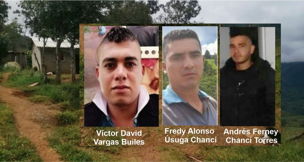 Se cumple un mes del asesinato de tres campesinos en un operativo de Agamenón II en Frontino