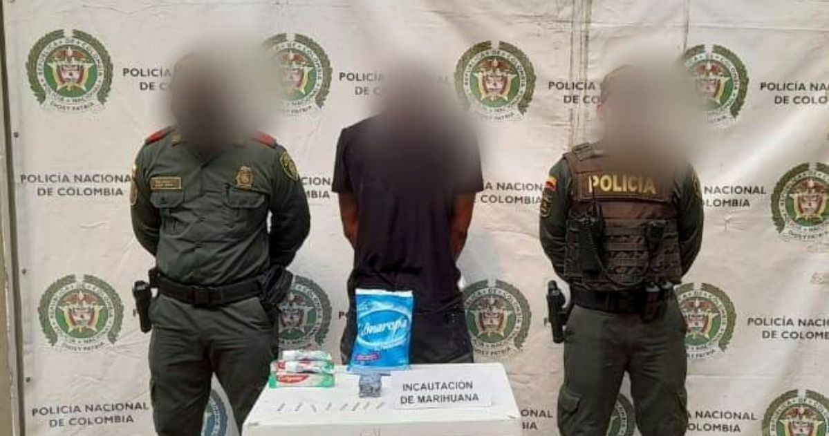 En crema dental llevaba la marihuana para un preso