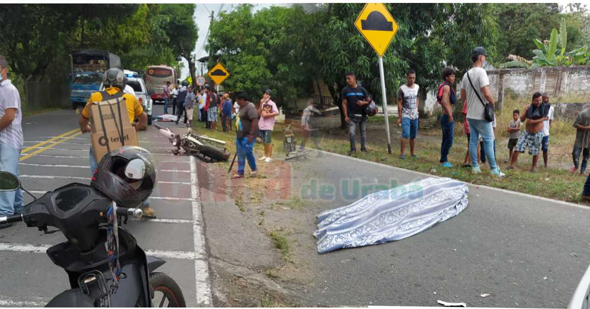 Accidente fatal en la vía Carepa-Apartadó