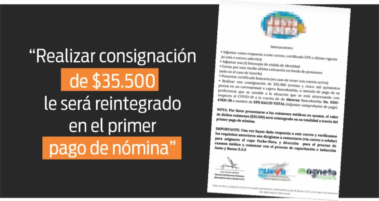 ¿Le ofrecen trabajo? Tenga cuidado con falsas ofertas