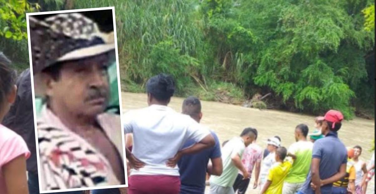 Anciano salió a cargar arena y en el Río Carepa encontró la muerte