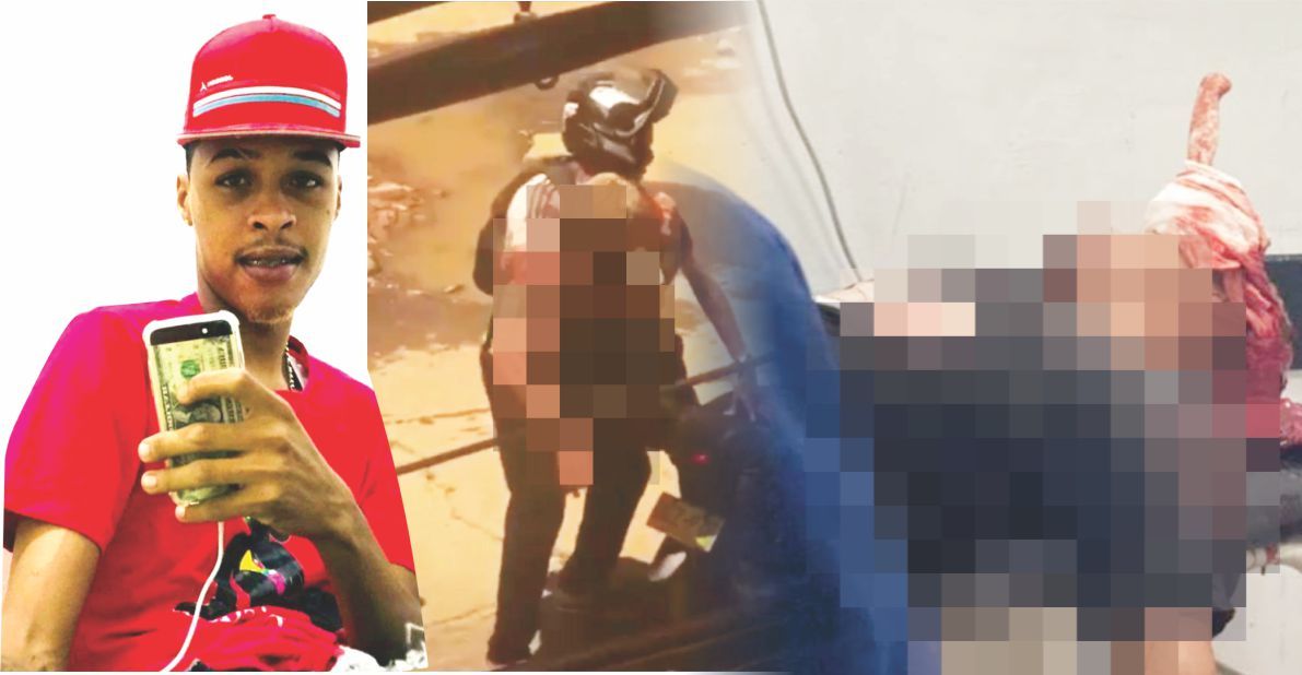 El cuchillo le quedó incrustado en la cabeza, está vivo de milagro