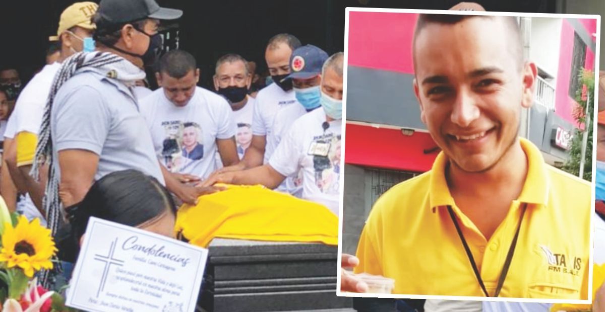 Al taxista asesinado en Chigorodó mientras prestaba servicio, lo sepultaron con honores