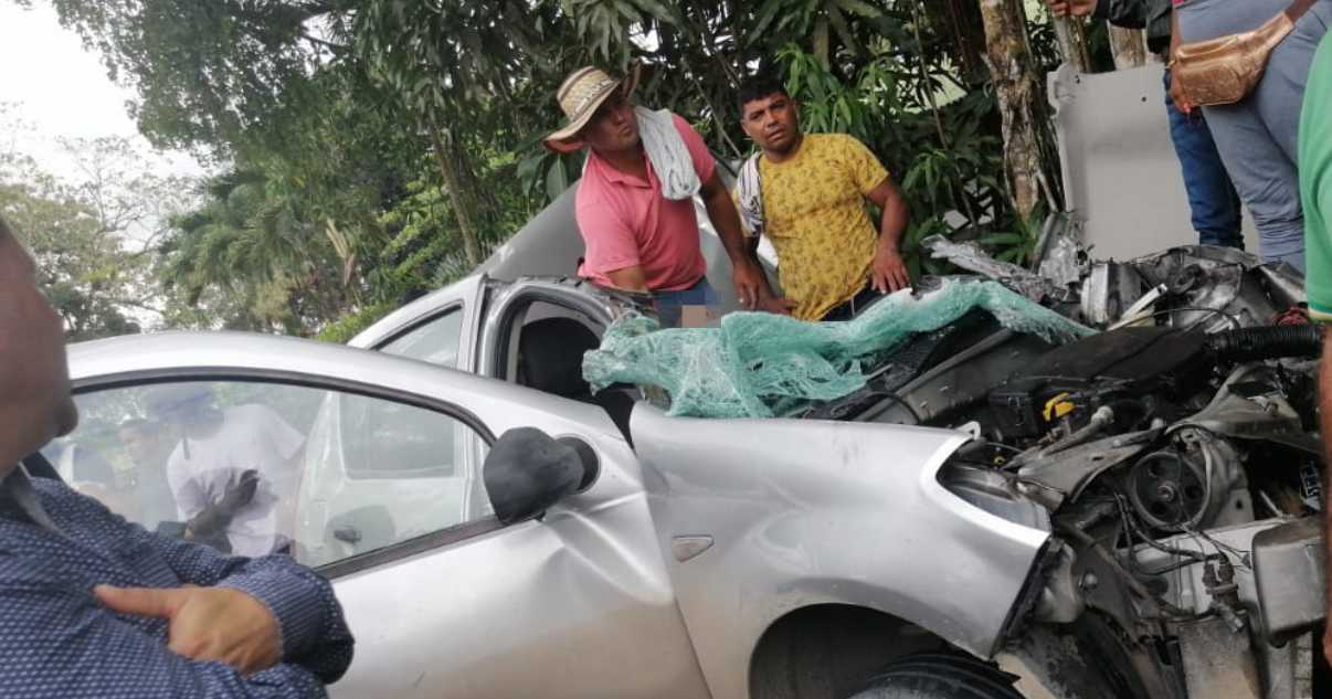 ¡Peligroso puente! Sobre la vía Chigorodó -Mutatá brutal choque dejó una persona sin vida