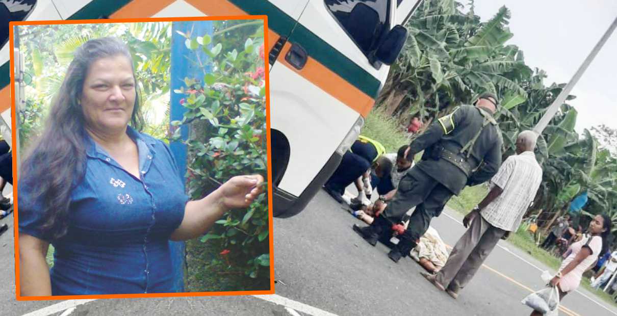 Vino al entierro del hijo y en accidente de tránsito murió junto con la hermana