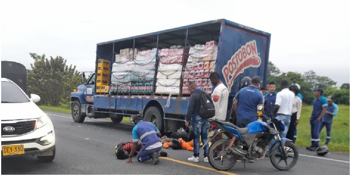 Accidente vial en variante de El Reposo, dos lesionados de gravedad