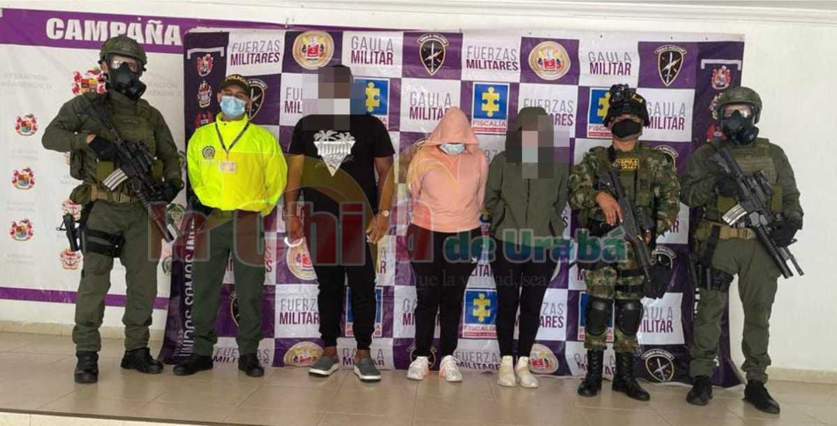 En El Dos y El Tres, capturados presuntos miembros del Clan del Golfo