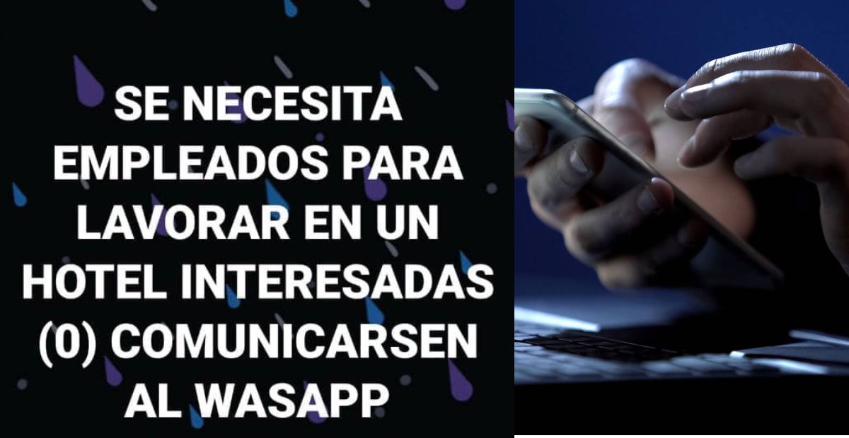 Tenga cuidado con las  llamadas  o avisos ofreciendo empleo