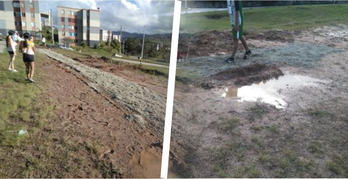 Deportistas inconformes por la pista de atletismo en Yarumal: No sirve