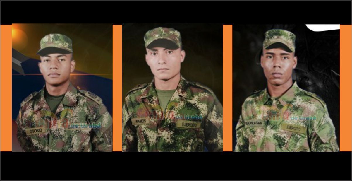 Los soldados muertos en el Alto, eran de Necoclí y Valencia