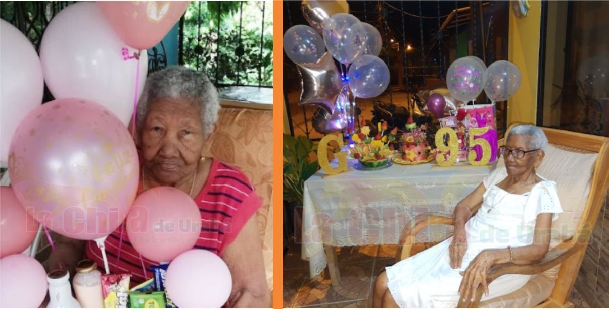 Doña Gertrudis Cuello cumplió 95 años en Pueblo Quemao