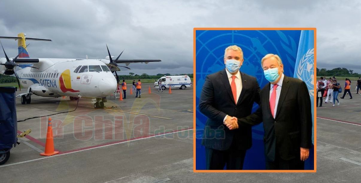 Cancelaron los vuelos en Urabá por la llegada del Presidente Iván Duque