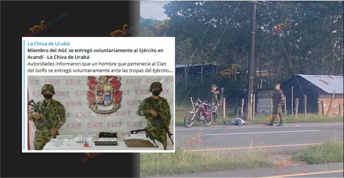 La persona asesinada en El Tres, su nombre coincide con el desmovilizado de las AGC
