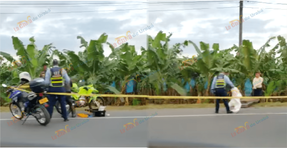 ¡Atención! Carro fantasma arrolló y mató a una mujer en Urabá