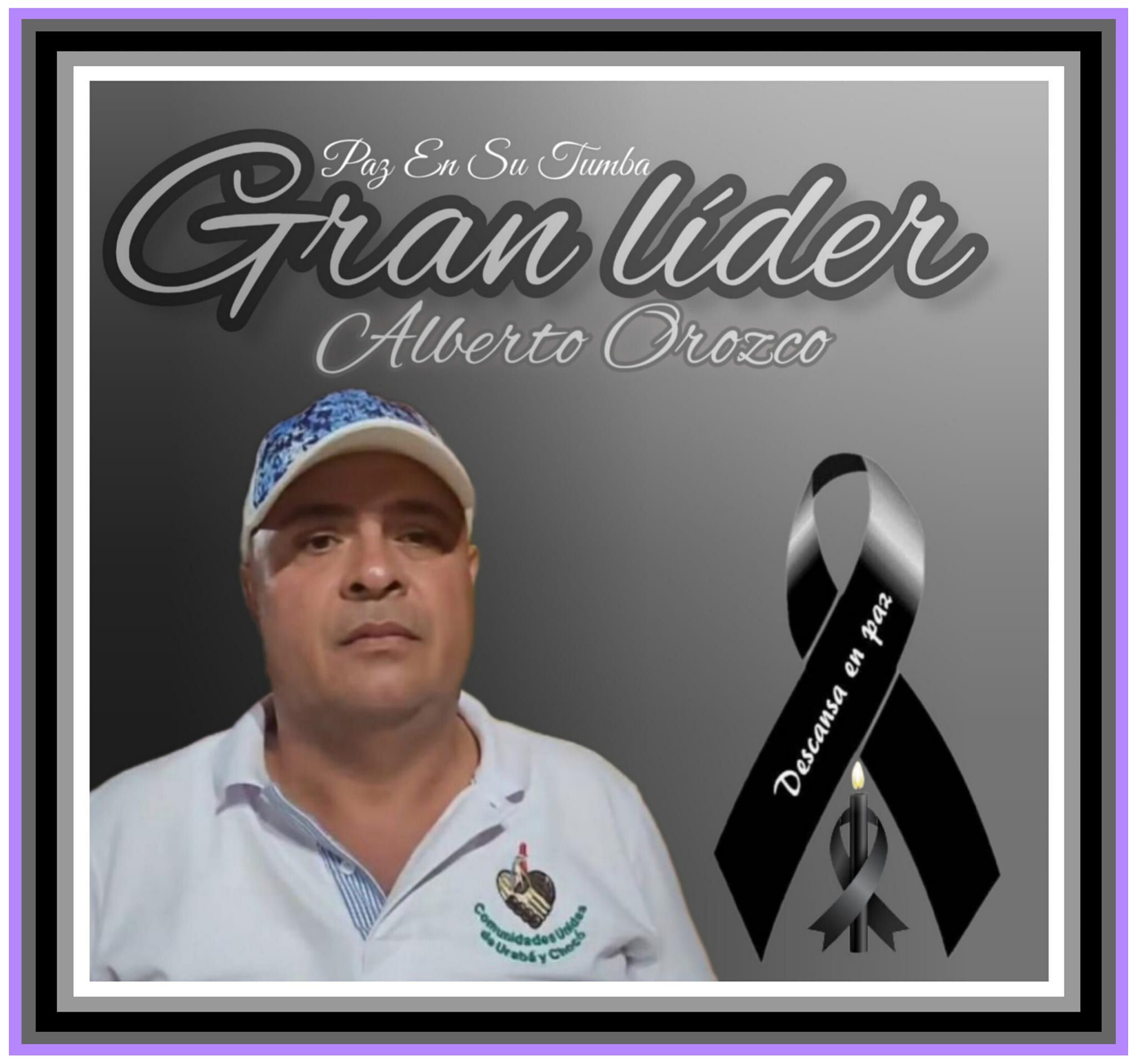 Murió El Líder social  Alberto Orozco