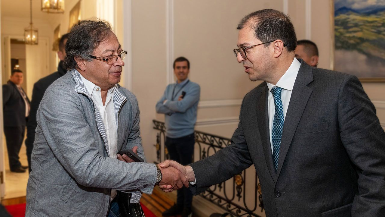 El presidente Petro y el fiscal Barbosa se volvieron a reunir