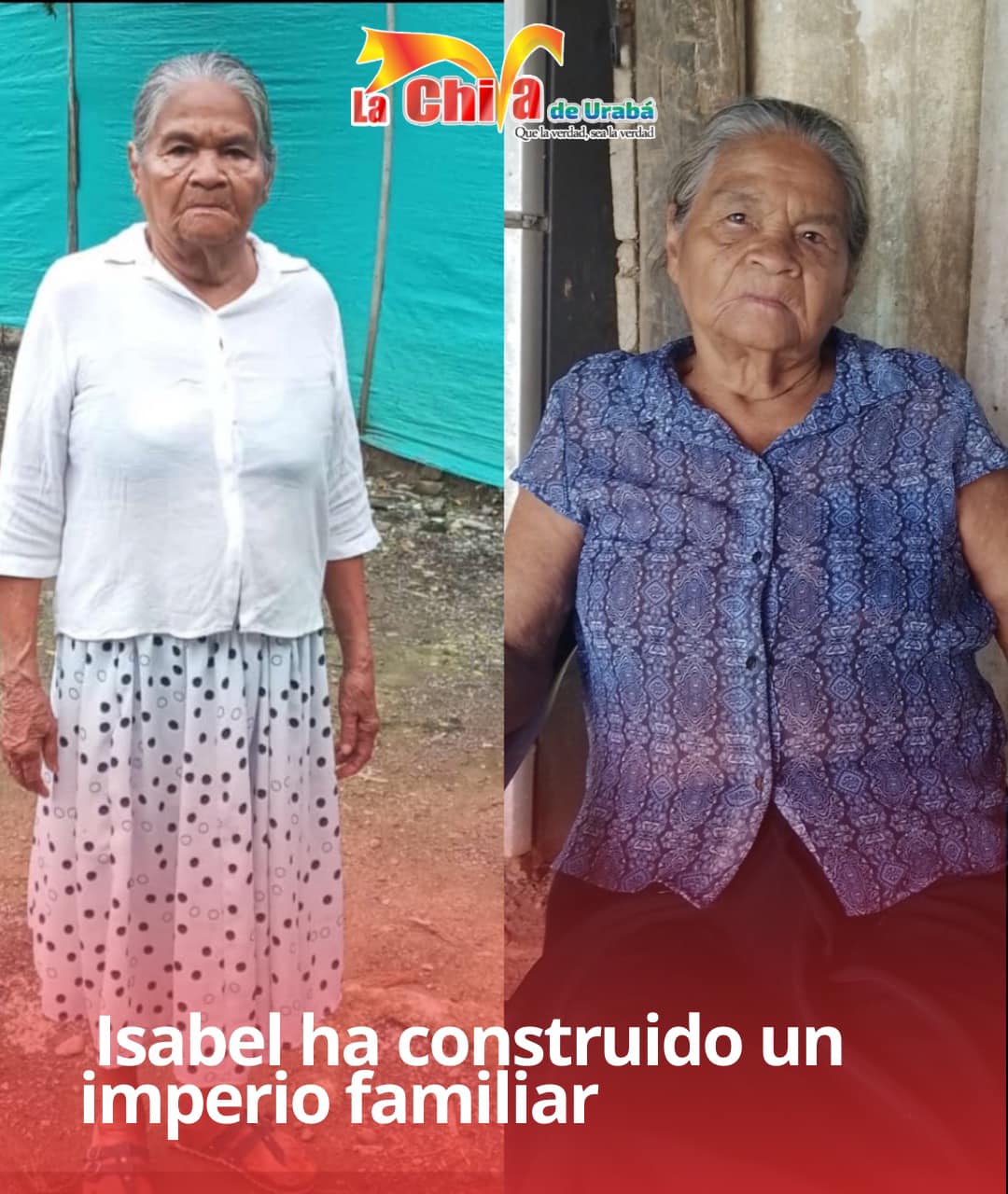 No es cualquier mamá, Isabel, es una matriarca de  135 nietos