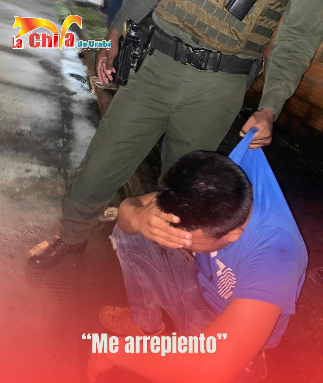 “Me arrepiento”, dijo el ladrón al ser capturado