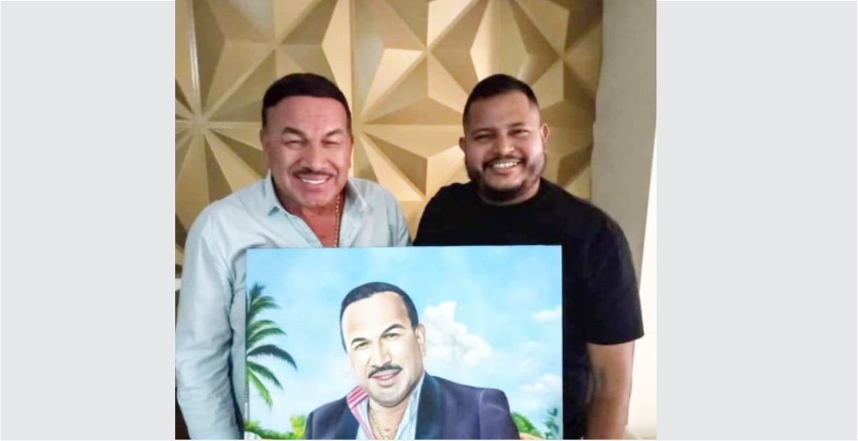 Artista de Urabá pintó al Charrito Negro y le regaló el cuadro