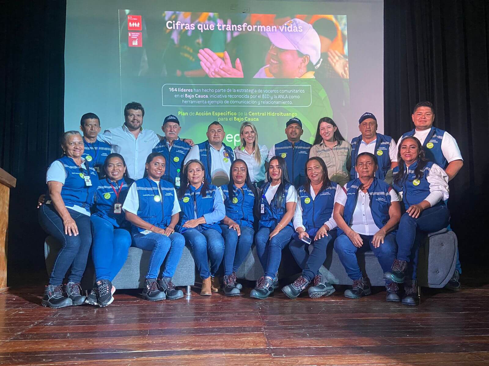 El buen paso de los voceros comunitarios de EPM en el Bajo Cauca