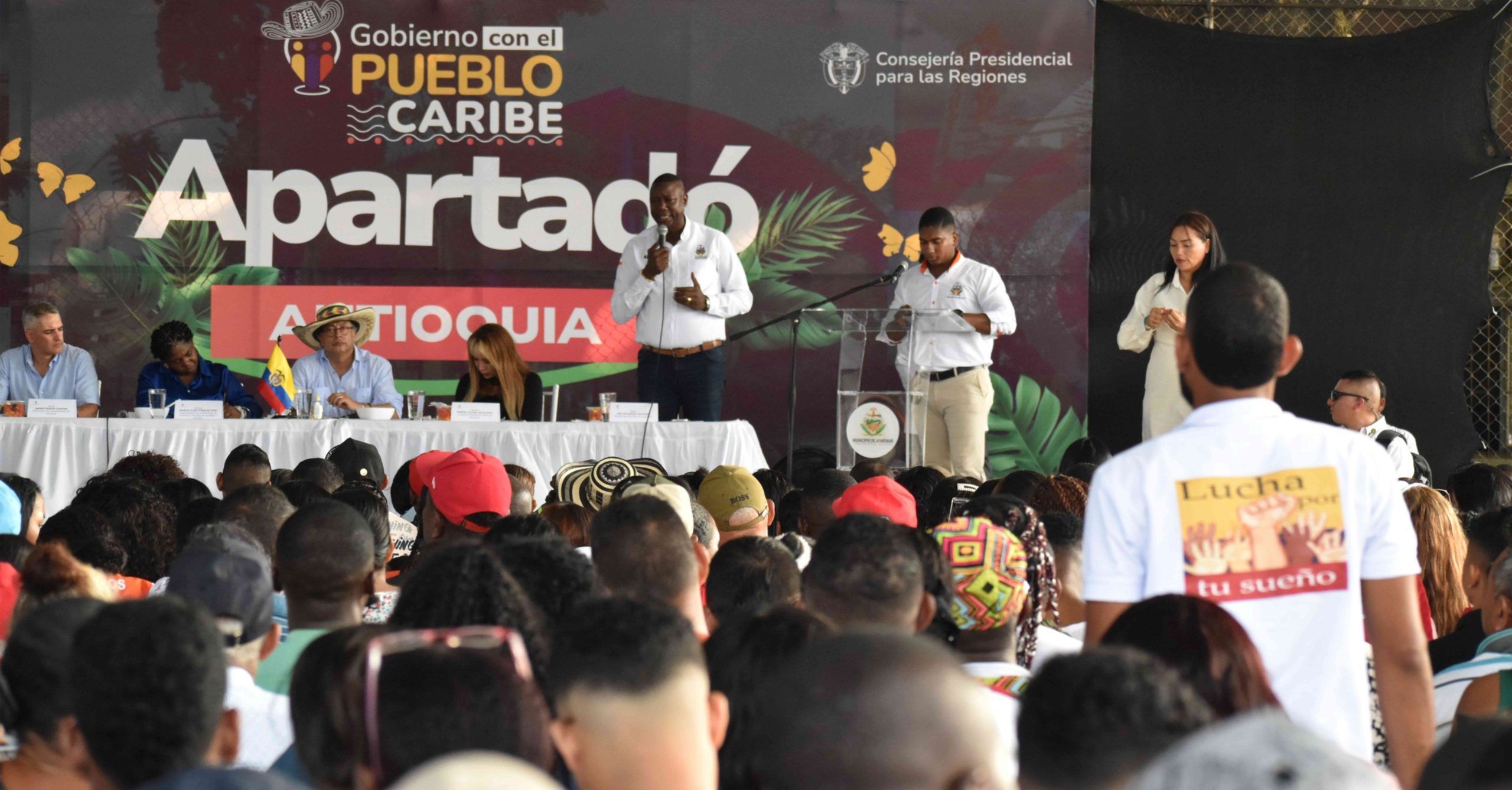 El alcalde de Apartadó, Héctor Rangel le pidió inversión para su municipio y Urabá al presidente Petro