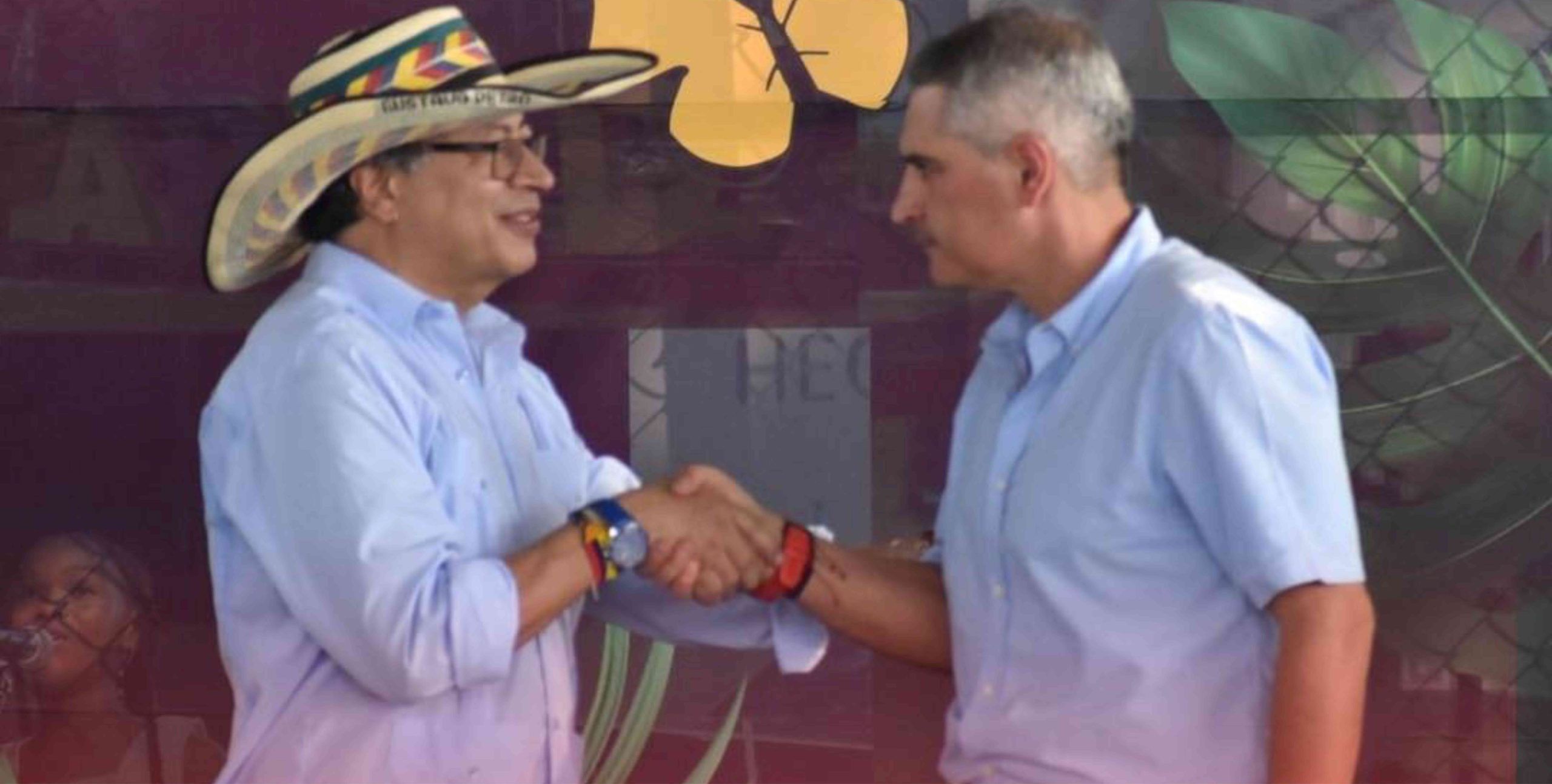 El cara a cara del Gobernador de Antioquia, con el presidente Petro en Apartadó