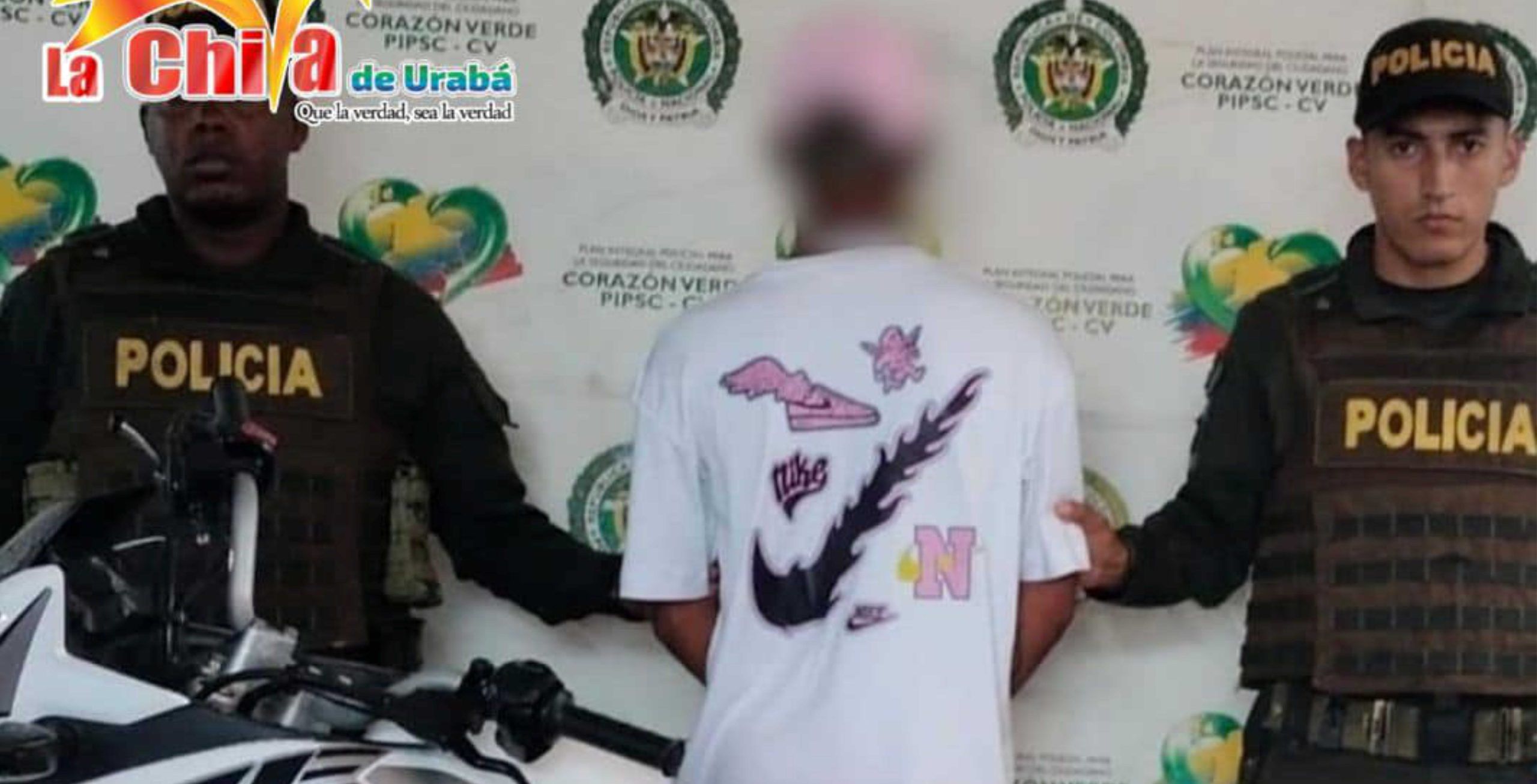 Compró una moto y no sabían que era robada, lo capturaron en Unguía, Chocó