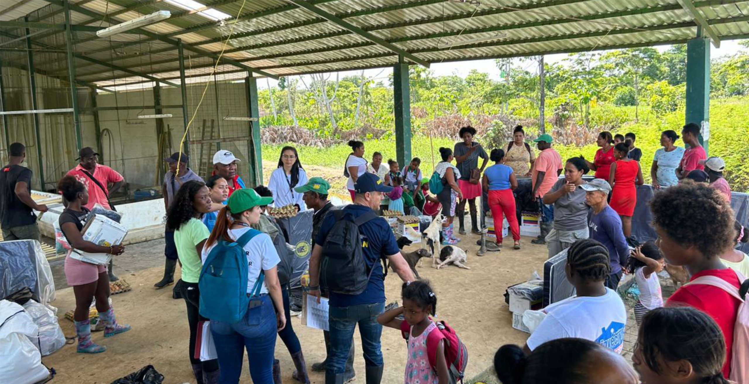 El DAGRAN ha entregado ayudas humanitarias a 1.564 familias afectadas por las lluvias en Antioquia