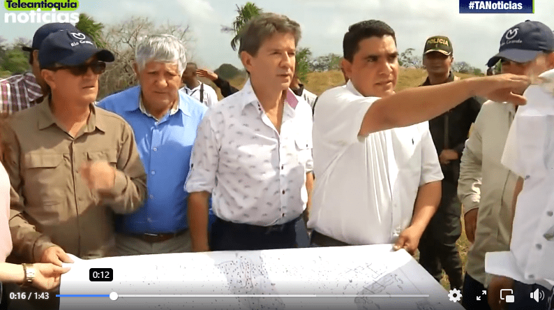 La finca invadida en Arboletes es propiedad de la Gobernación de Antioquia, allí Luis Pérez Gutiérrez prometió construir una ciudad moderna
