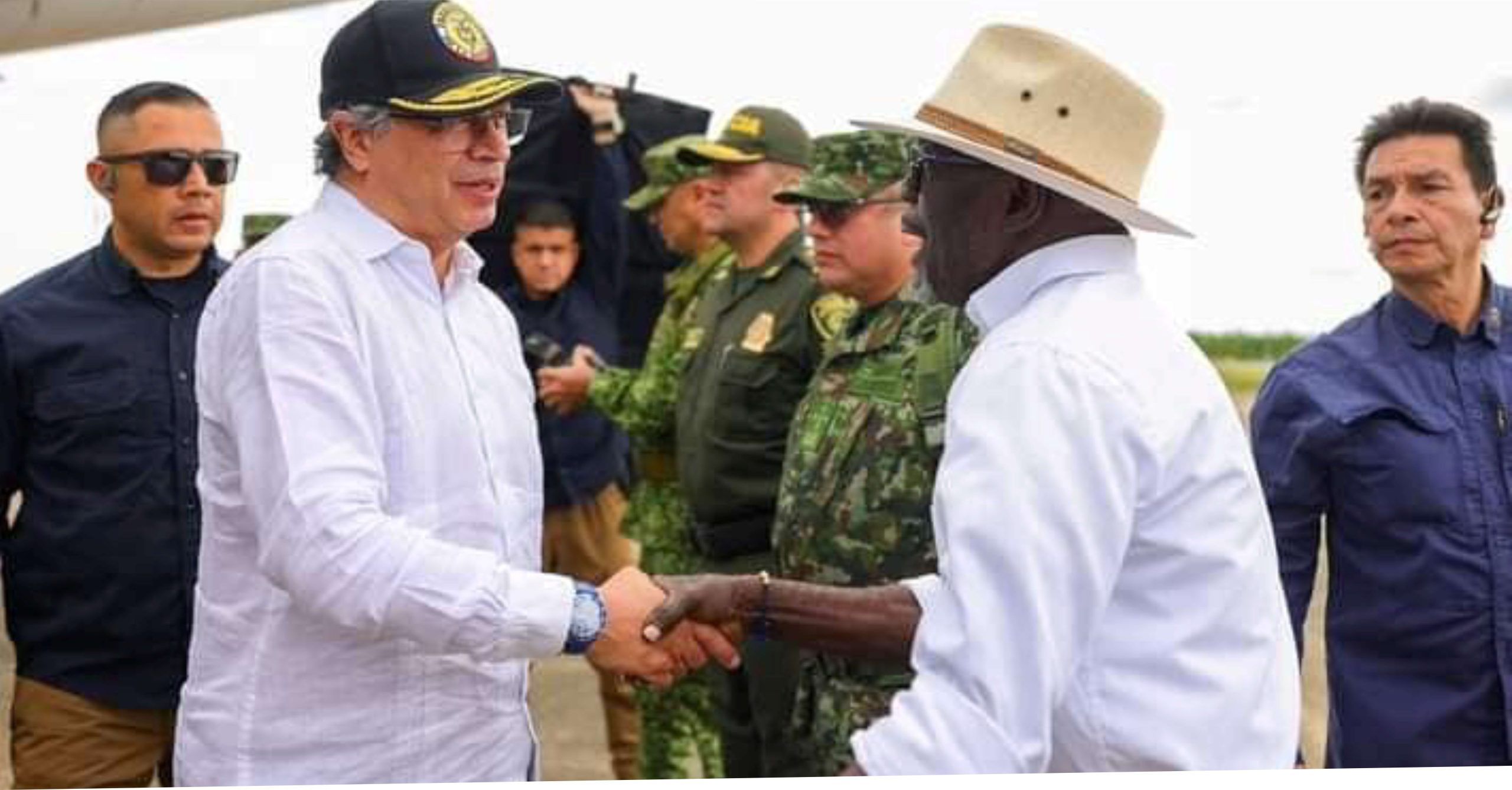 Agapito le pidió al presidente PETRO dinero para el barrio Brisas del Río y solución definitiva para el Puente Grande