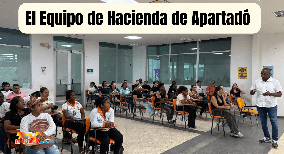 El secretario de Hacienda de Apartadó reunió a los funcionarios de esa dependencia
