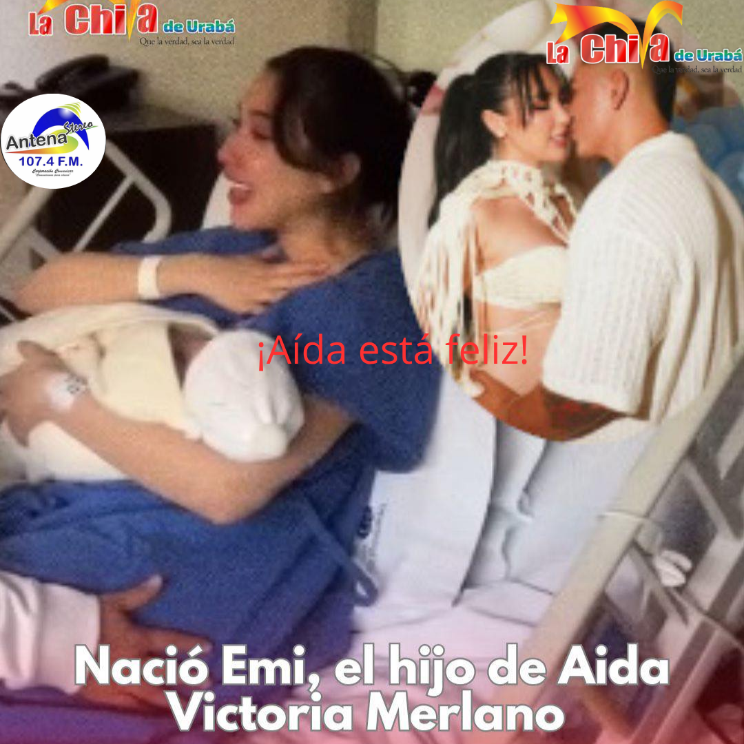 Aida Victoria Merlano presentó a su hijo Emi, y dijo estar feliz con su maternidad