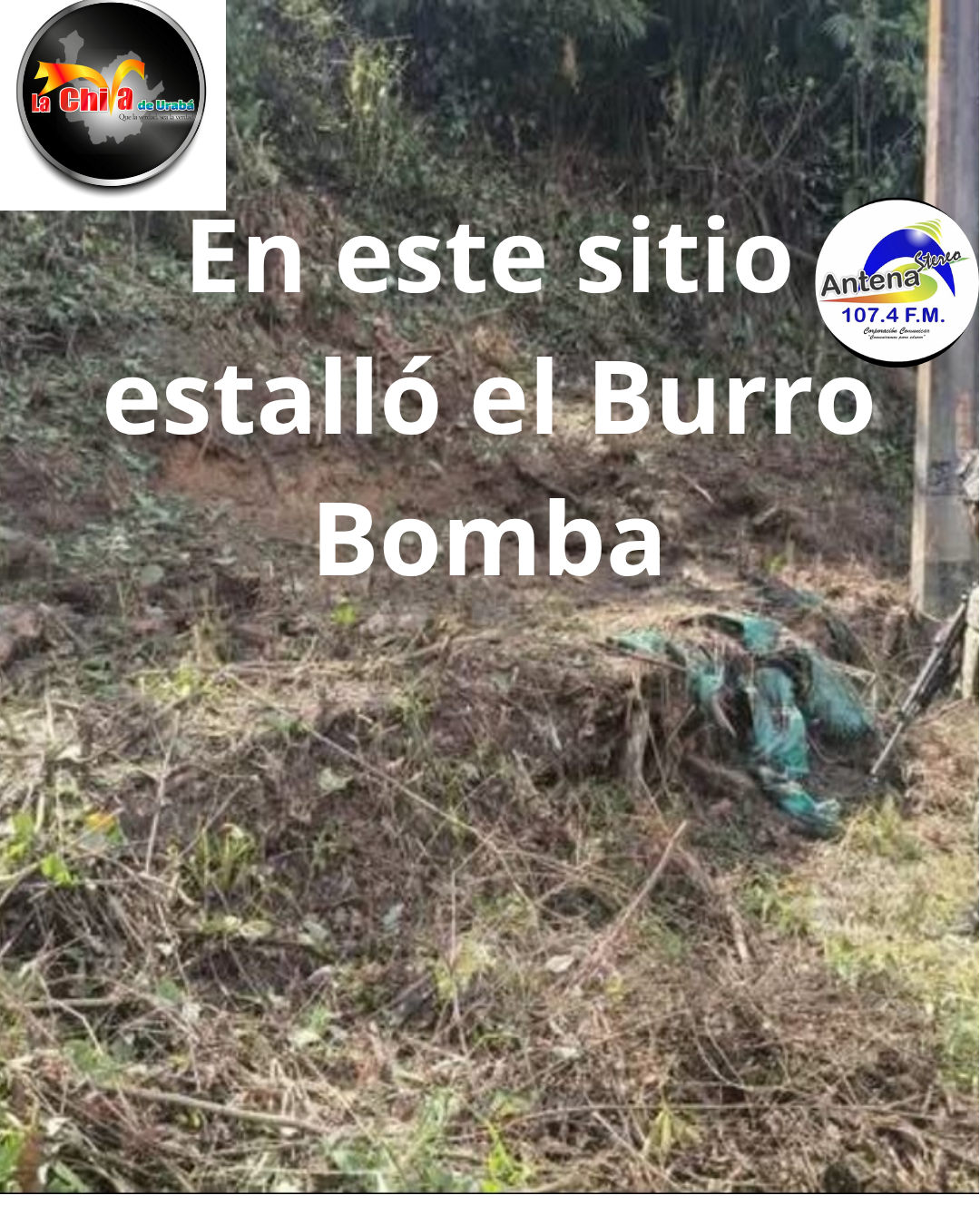 El “burro bomba” usado para atacar al Ejército en Valdivia, sería obra del ELN, como lo hacía las FARC