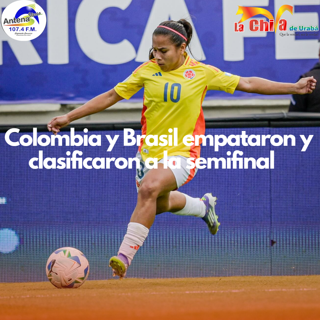 Colombia y Brasil empataron sin goles y avanzan a semifinales de la Copa América Femenina