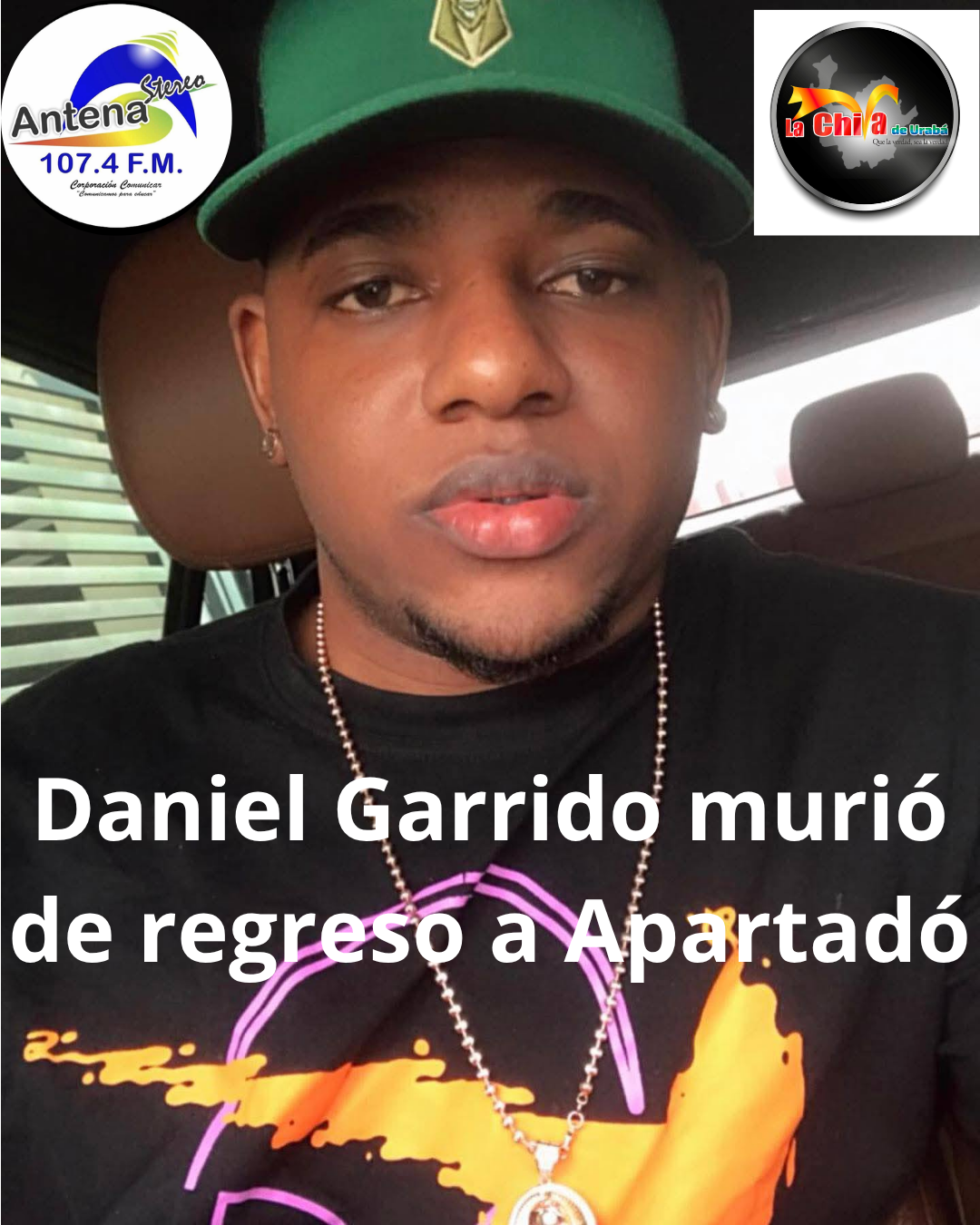 Dolor en Apartadó, murió Daniel Garrido, conducía el carro del futbolista Edward López que se estrelló entre Cañasgordas y Uramita
