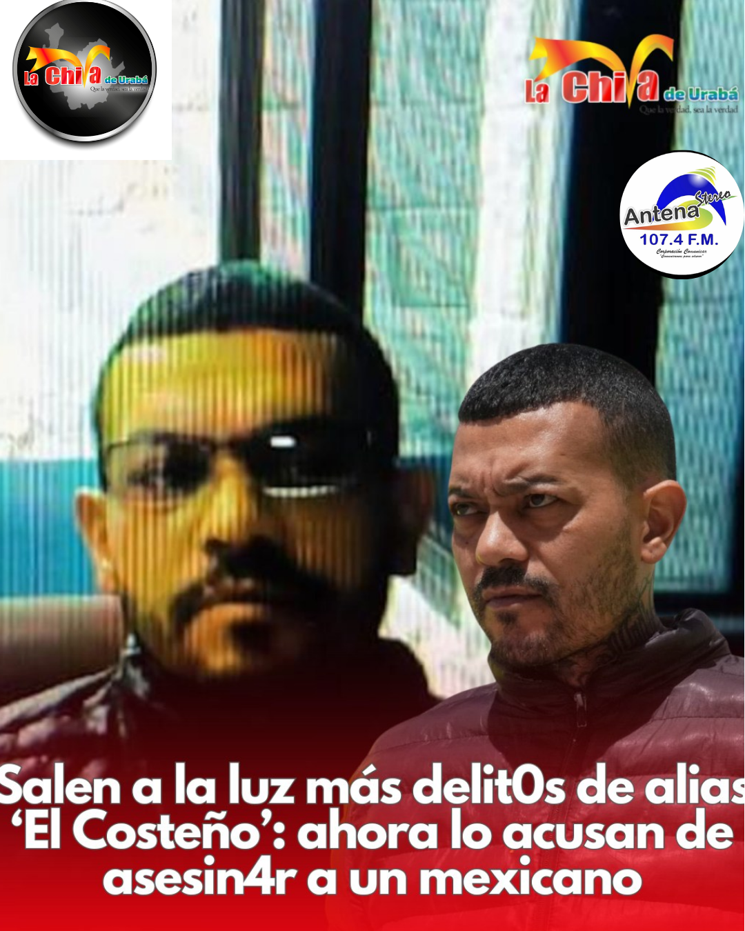 Otro pelo que le sale al gato”: Alias "El Costeño" fue imputado por el homicidio de un mexicano en Medellín