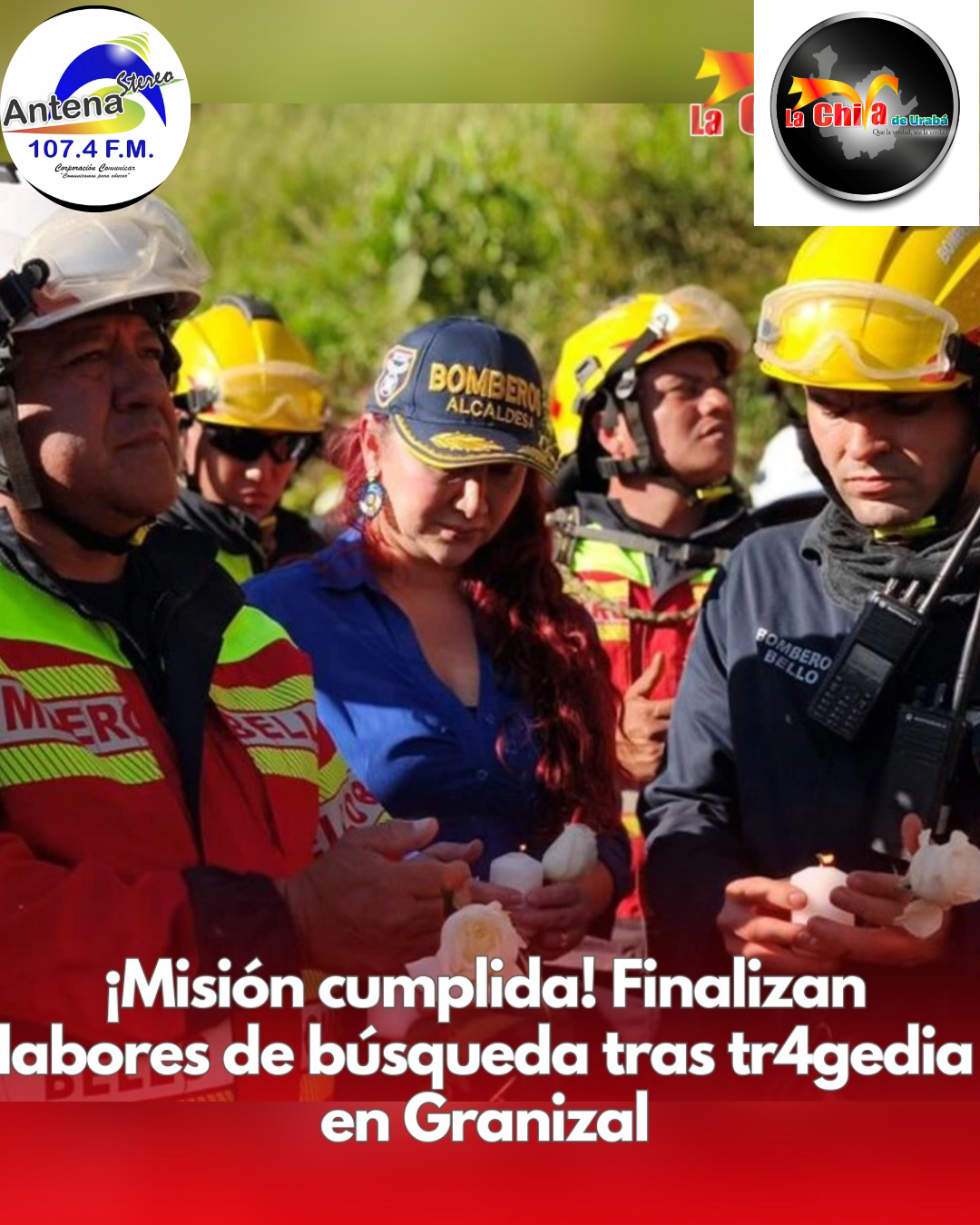 Finalizó la operación de búsqueda en Granizal, Bello, la tragedia dejó víctimas fatales