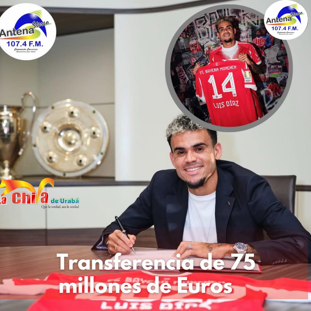 Luis Díaz ya está en Bayern Múnich, Vestirá la Camiseta Número 14