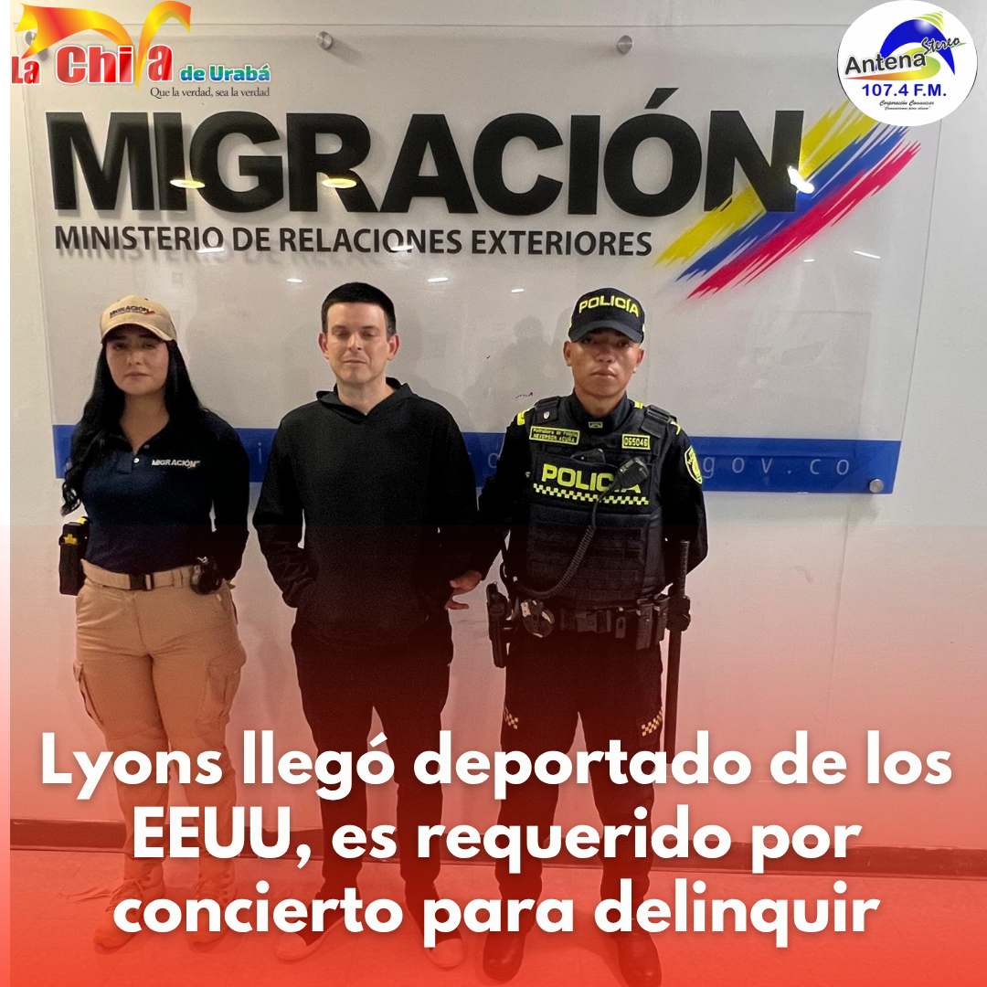 Alejandro Lyons, exgobernador de Córdoba, llegó deportado tras años de procesos judiciales en EE. UU.