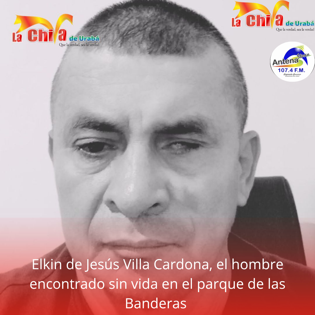 Hallaron el cuerpo sin vida de un hombre en el parque de Banderas de Apartadó