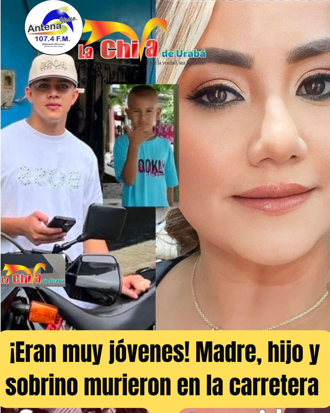 Las tres personas de una misma familia que murieron en la carretera                                                  ¿Por qué?