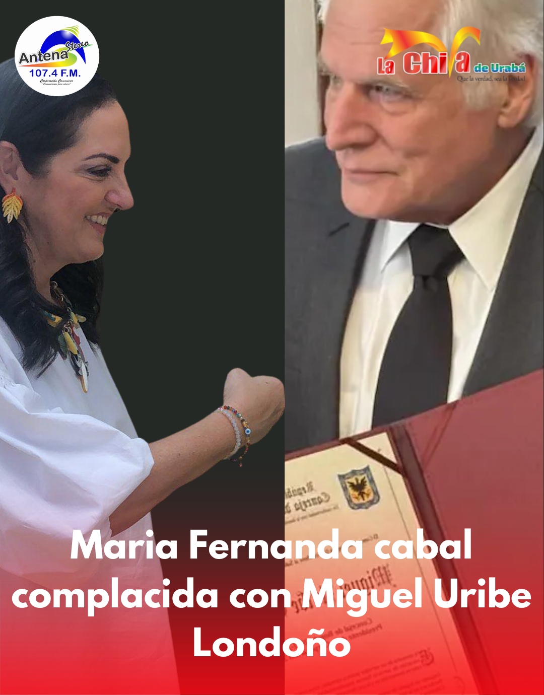 Cabal celebró llegada de Uribe Londoño a precandidatura del CD