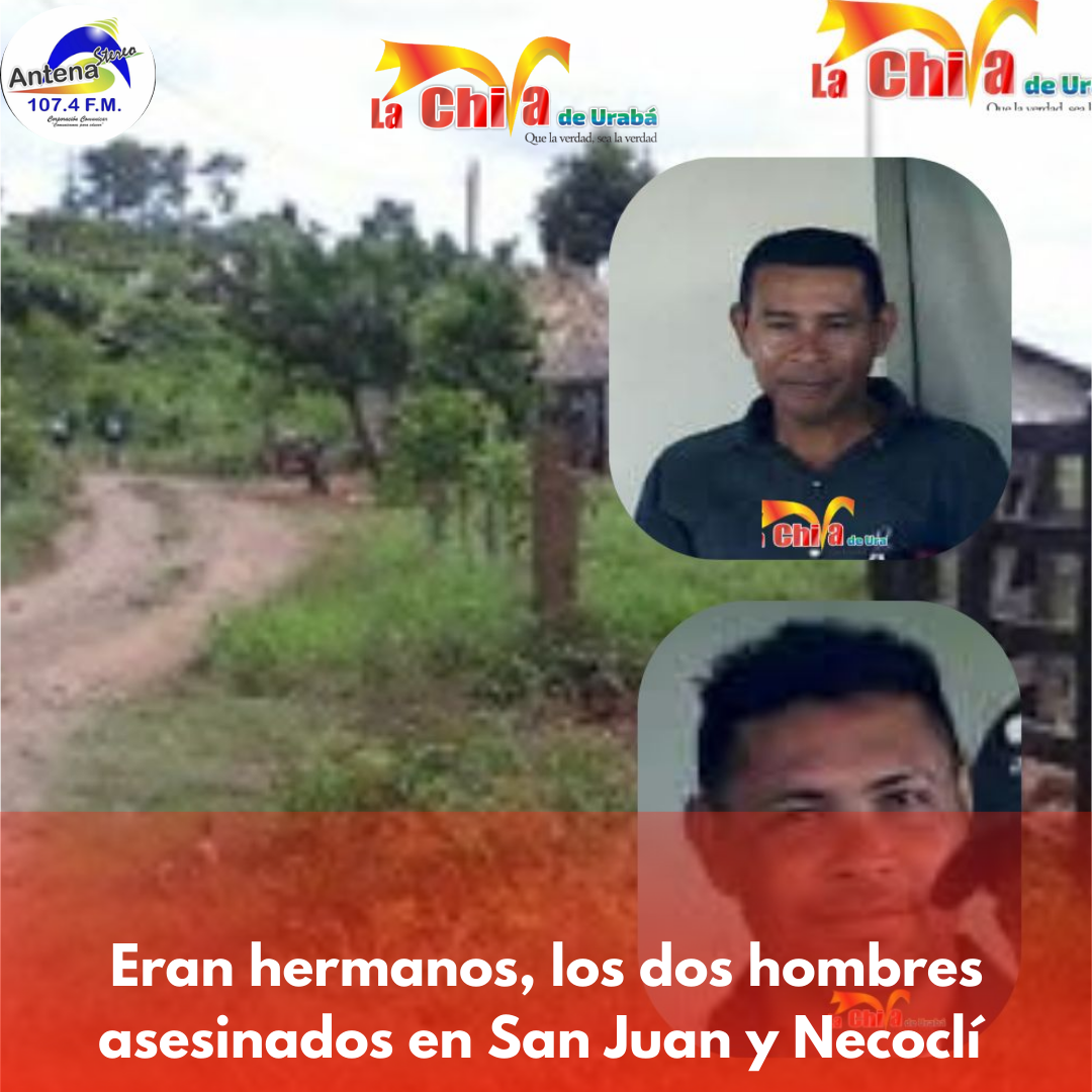 Doble homicidio en San Juan y El Mellito; las víctimas eran hermanos
