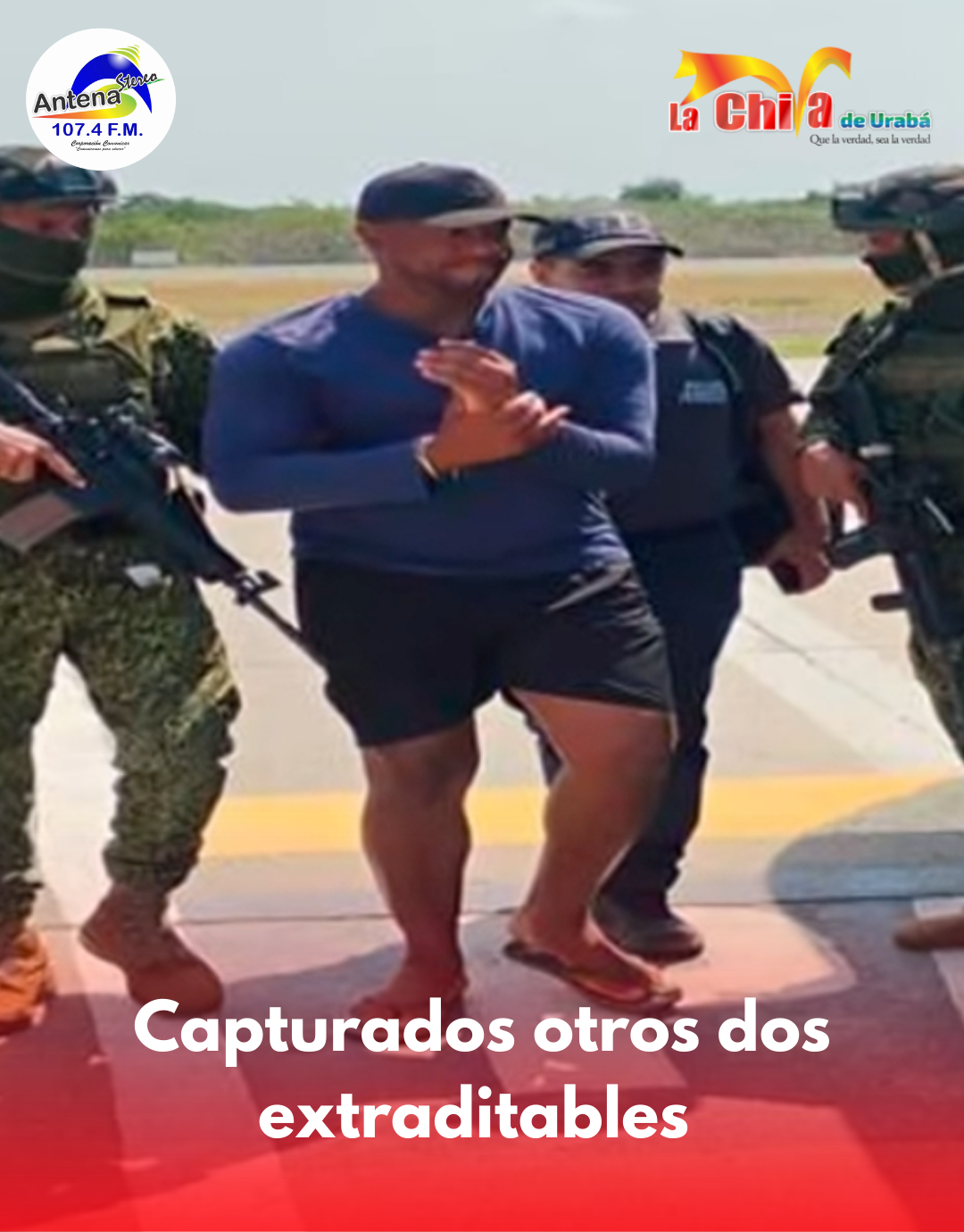 Armada de Colombia capturó a dos hombres pedidos en extradición por EE. UU.