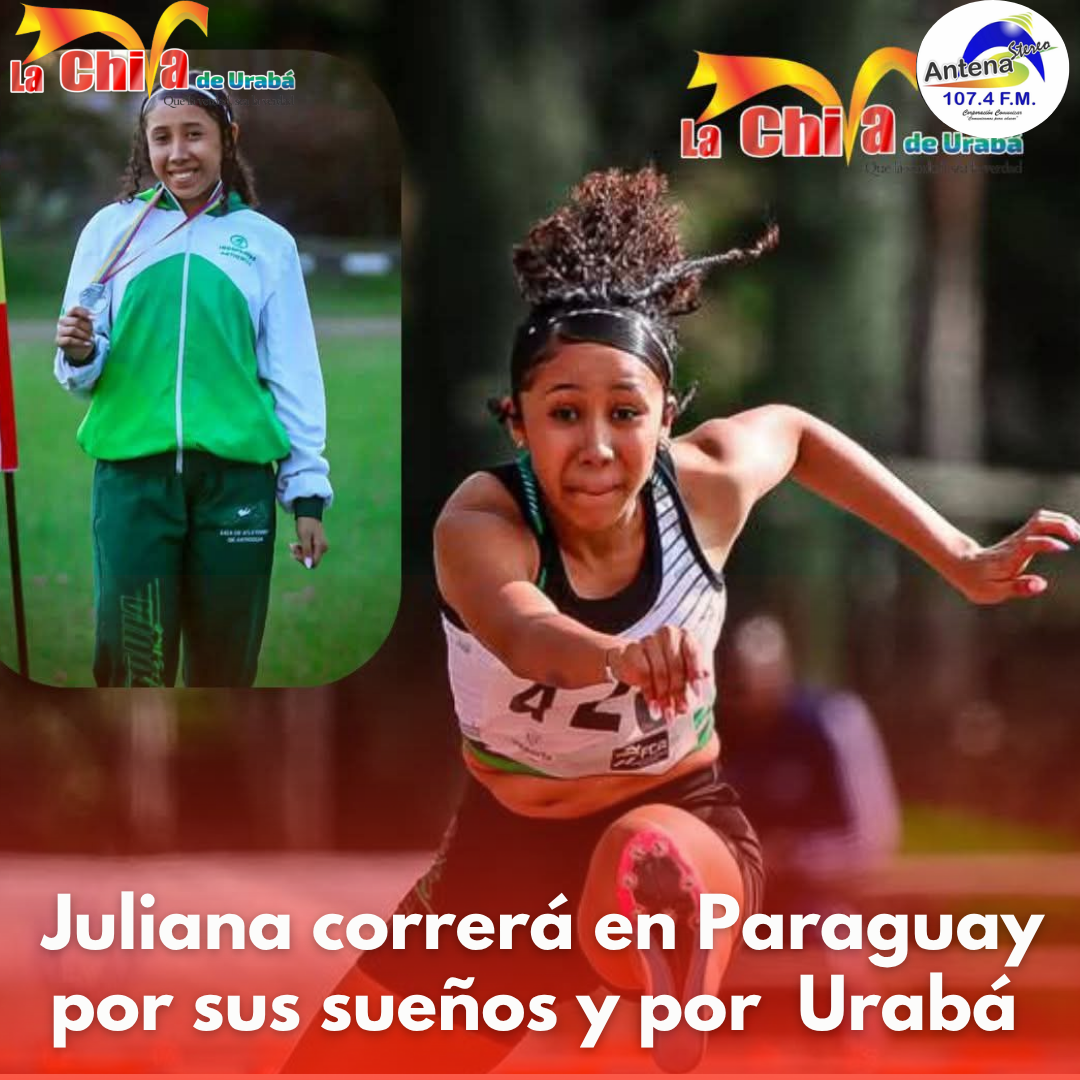 Juliana correrá en Paraguay, por sus sueños y los de su región