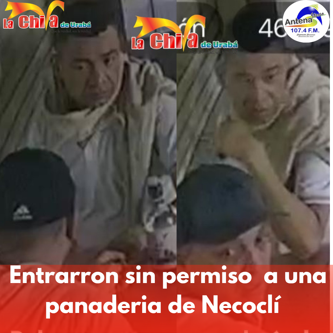 Entraron a robar a un establecimiento de Necoclí, y ahora son famosos