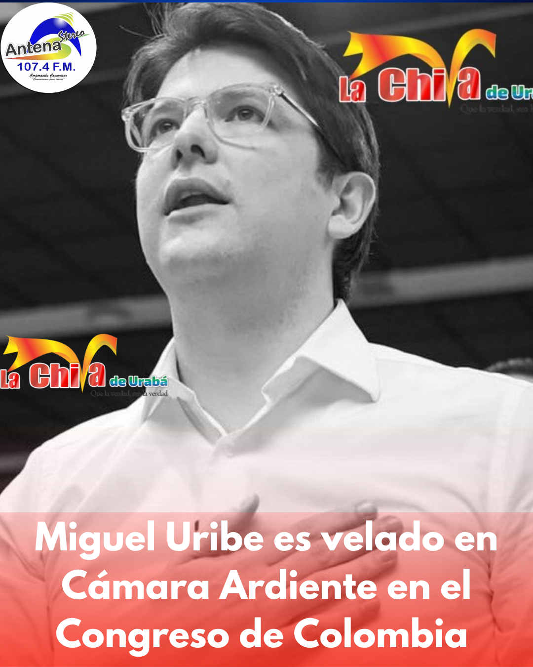 Velación en cámara ardiente del senador Miguel Uribe Turbay