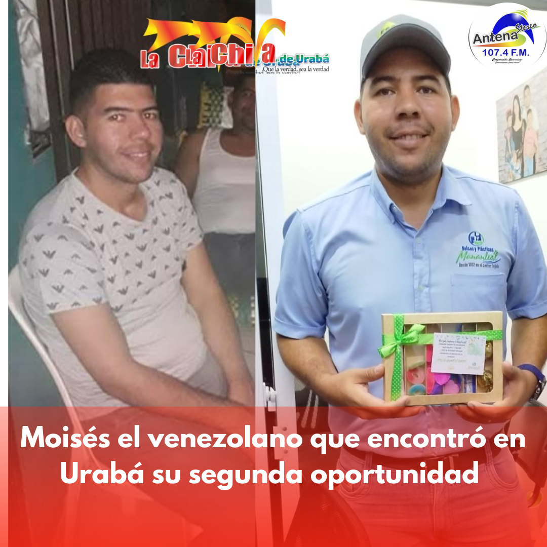 De Venezuela a Urabá, la historia de Moisés, quien transformó desafíos en esperanza