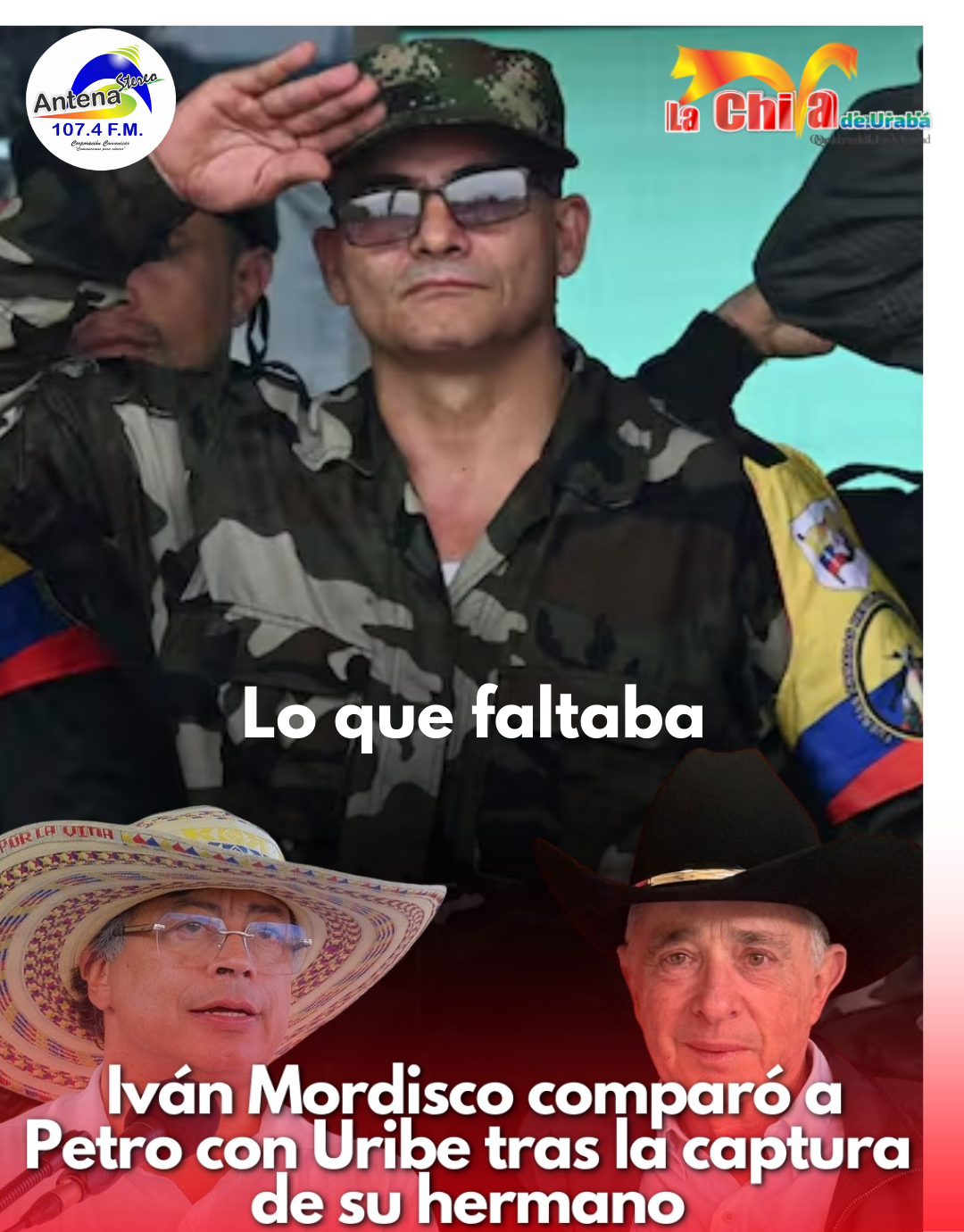 “Mordisco” lanzó duras críticas a Gustavo Petro por la captura del hermano